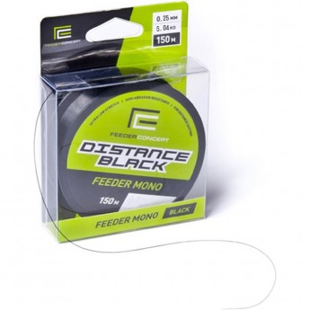 Леска монофильная FEEDER CONCEPT Distance Black 150 м, 0.25 мм