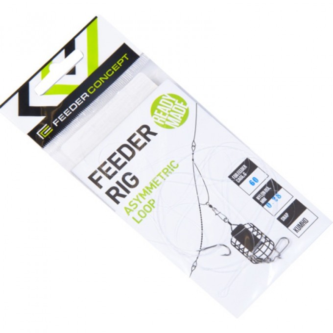 Оснастка фидерная FEEDER CONCEPT ASYMMETRIC LOOP до 80г FCFR-AL-080