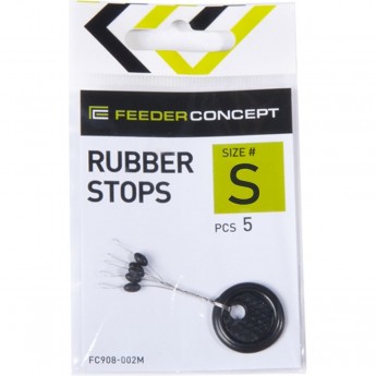 Стопоры резиновые FEEDER CONCEPT Rubber Stops р. 001S 5шт