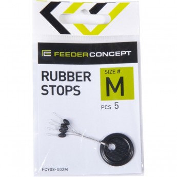 Стопоры резиновые FEEDER CONCEPT Rubber Stops р. 002M 5шт