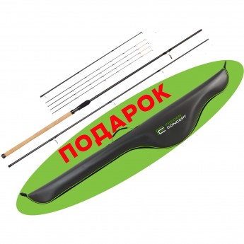 Удилище фидерное FEEDER CONCEPT Tournament 070 3.60 с чехлом EVA 145см